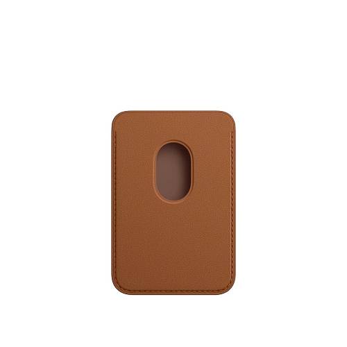 Чехол для смартфона Apple MagSafe для iPhone, кожа, золотисто-коричневый